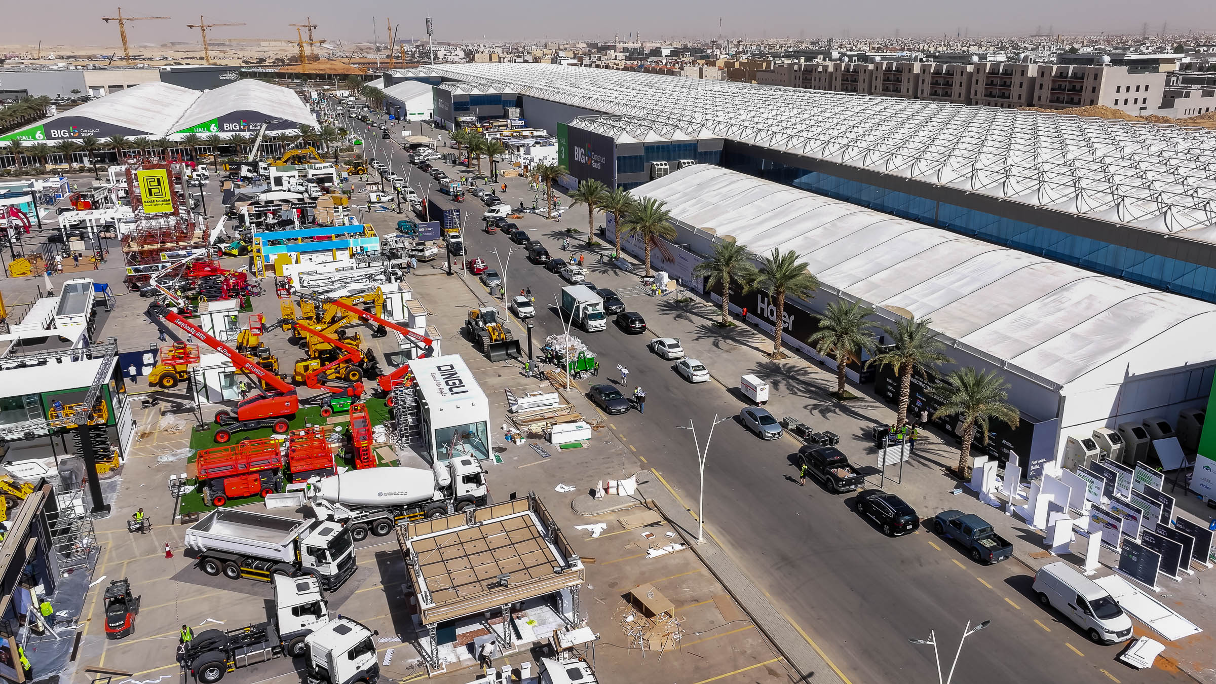 Big 5 Construct Saudi birds's eye view